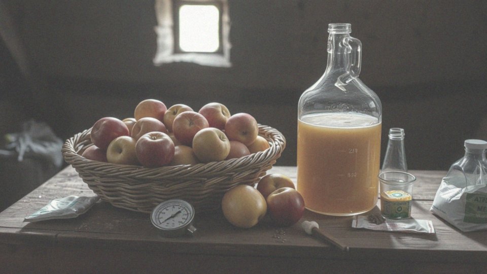 Co jest potrzebne do zrobienia domowego cydru?