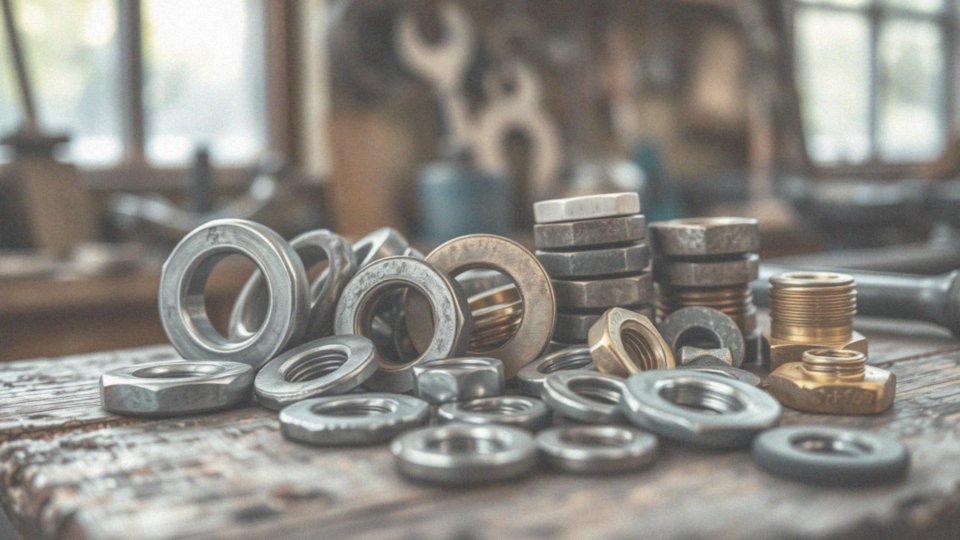 Jakie materiały są używane do produkcji podkładek pod nakrętkę?
