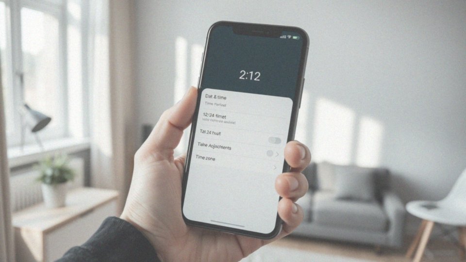 Jakie ustawienia należy zmienić w smartfonie, by dostosować czas na zegarku?