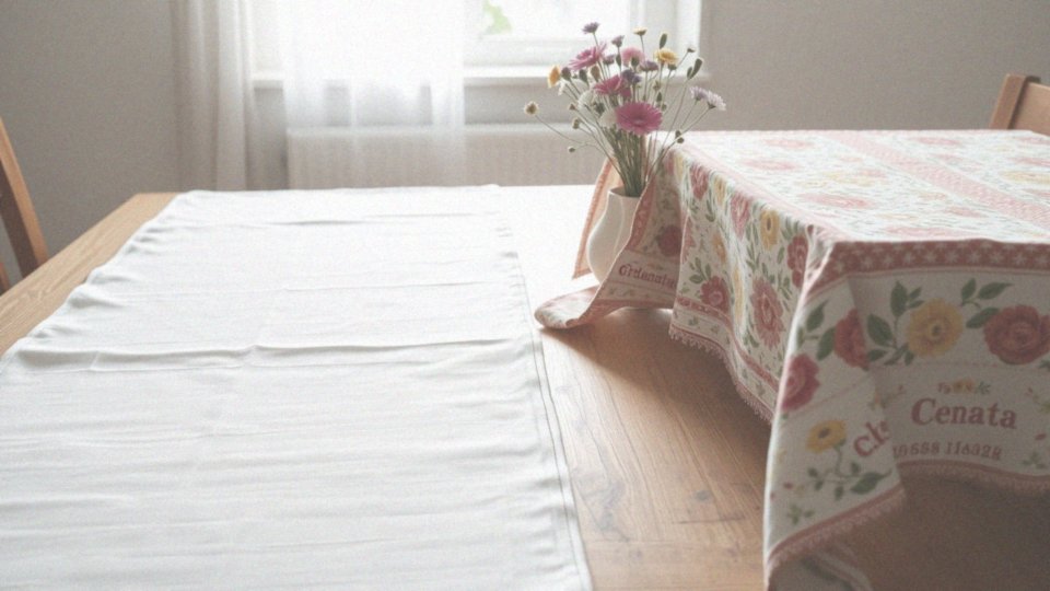 Jakie są różnice między obrusami tradycyjnymi a obrusem ceratowym z gumką?