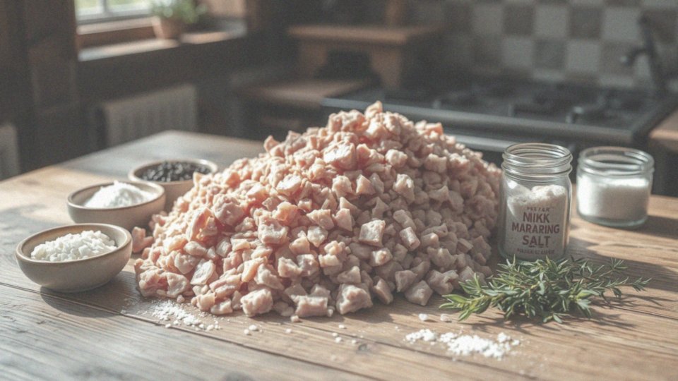 Jakie są składniki do produkcji swojskiej kiełbasy?