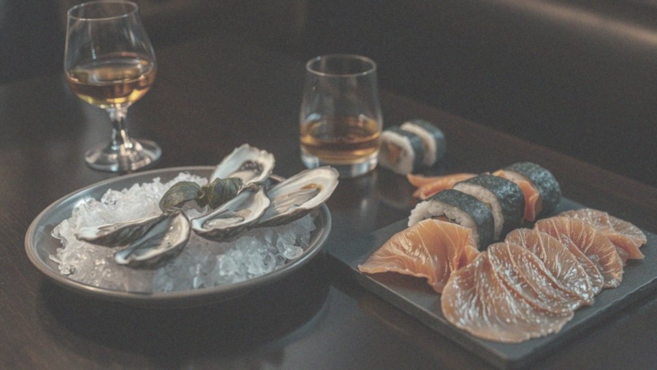 Jakie przekąski z ryb i owoców morza łączą się z whisky?