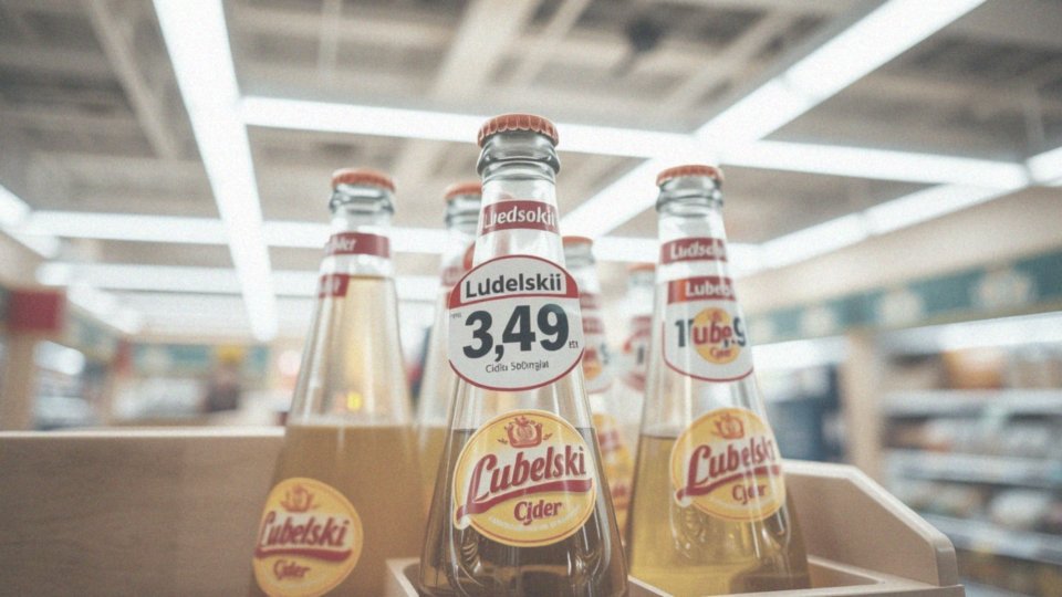 Jakie są promocje na cydr lubelski w Biedronce?