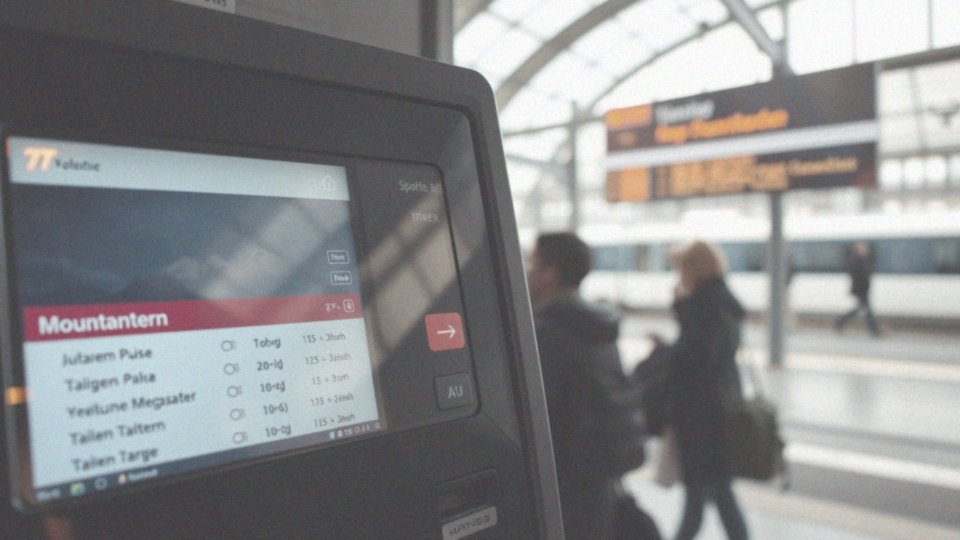 Gdzie można kupić bilet na pociąg do górskich miejscowości?