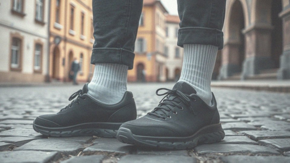 Białe skarpetki do czarnych butów – jak je nosić i stylizować?